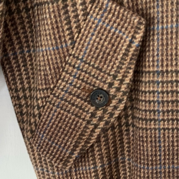 Orvis 100% Wool Houndstooth Roadmaster Tweed Bomber Jacket Size M - Picture 9 of 10